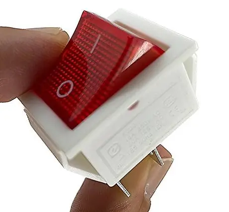 IC-104B Geniş Işıklı Anahtar On-Off Beyaz Kasa