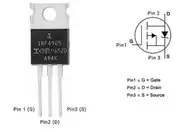 IRF4905 P Kanal MOSFET 55V 74A TO-220 3