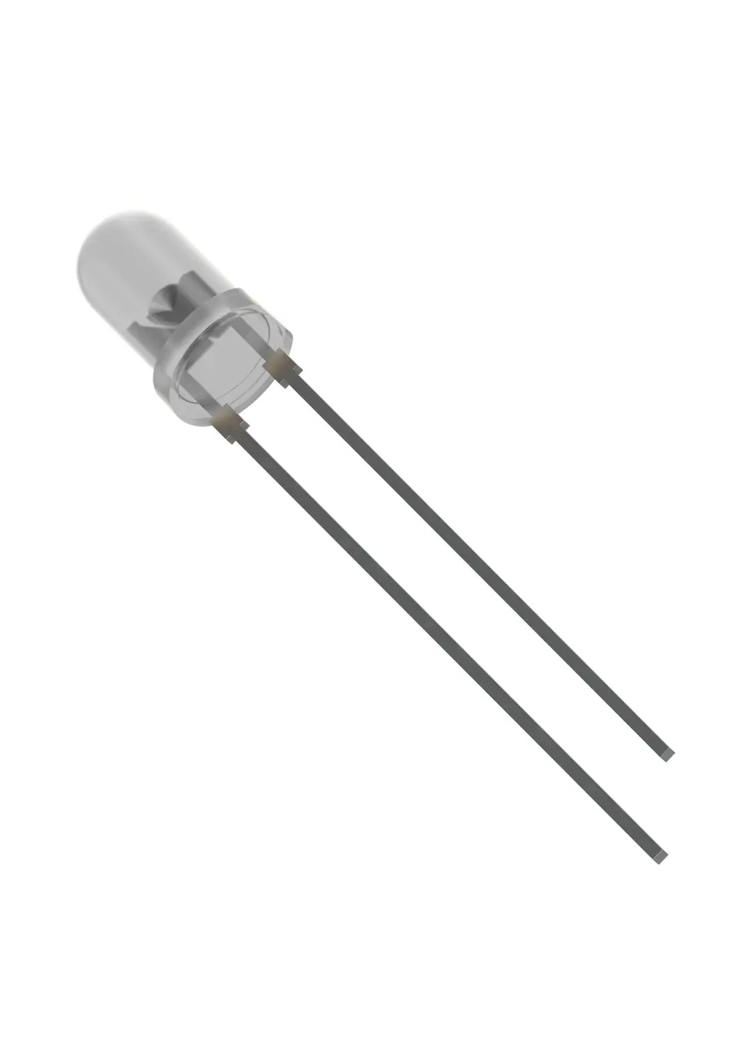 3mm Şeffaf Beyaz Led - 4000-5000 mcd