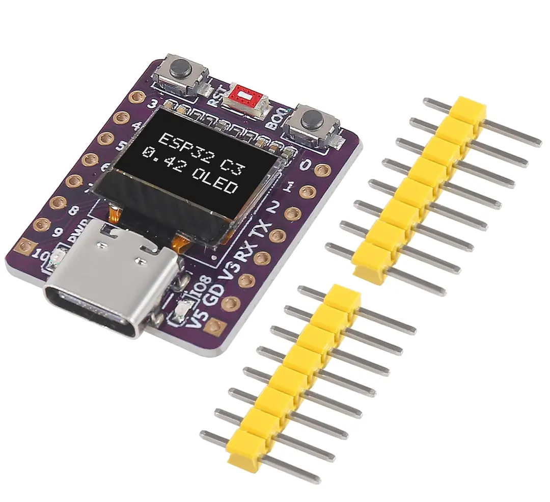 ESP32-C3 0.42" OLED Ekranlı WiFi + Bluetooth Geliştirme Kartı