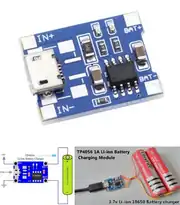 TP4056 Micro USB Lipo 18650 Pil Şarj Devresi 3,7V 2
