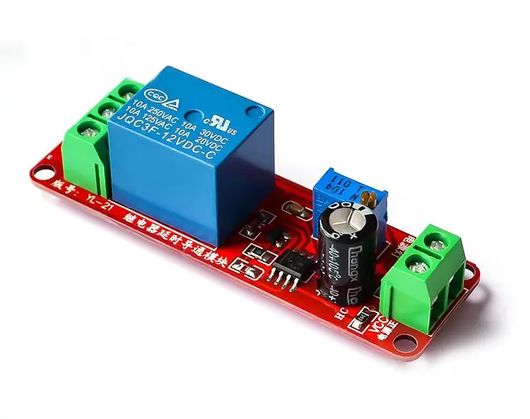 NE555 12V İletim Gecikmeli Zaman Ayarlı Röle Modülü