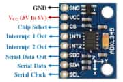 ADXL345 3 EKSEN İVME ÖLÇER SENSÖR GY-291 2