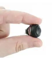 IC-184 12mm Siyah Push Buton - Anlık Basmalı 3