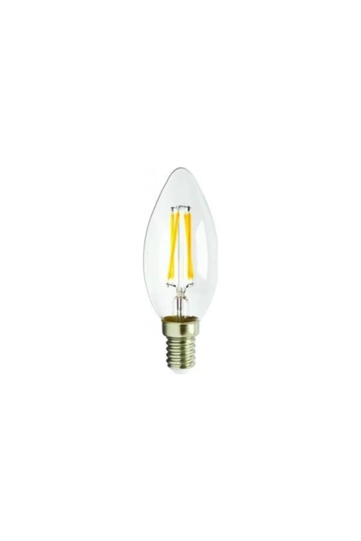 Cata 4W Flamanlı Şeffaf Led Buji Ampul CT-4066