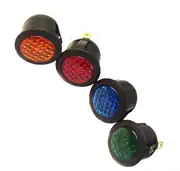 IC-131D Yuvarlak Sinyal Lambası LED 12V DC 1