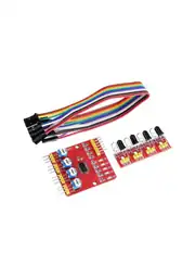 4'lü Çizgi İzleyen Sensör Seti - 4 Way Tracking Module 1