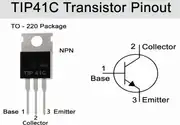 TIP41C NPN BJT Transistör 100V 6A TO-220 2