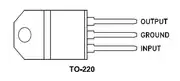 L7812CV 12V 1.5A Lineer Voltaj Regülatörü TO-220 2