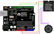 Mini MP3 Çalar Ses Modülü DF Player 3