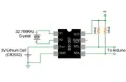 DS1307 I2C RTC Gerçek Zaman Saati Entegresi DIP-8 3