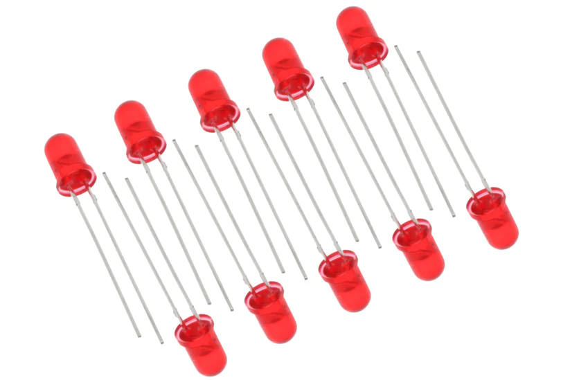 5mm Kırmızı Led Diyot - 10 Adet
