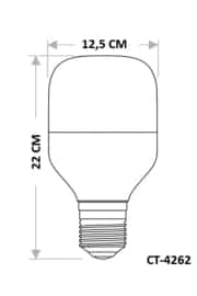 Cata Ct-4262 55 Watt Beyaz Işık Led Ampul 2