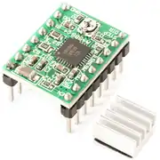 A4988 Step Motor Sürücü Kartı 2A Yeşil + Soğutucu 2