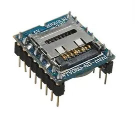 WTV020 Mini SD Kartlı Ses ve Mp3 Modülü