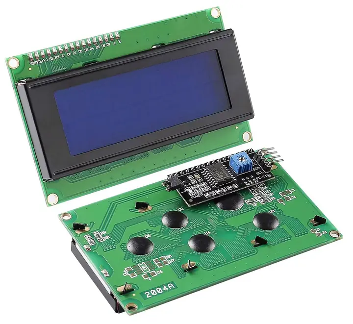 20x4 2004 I2C LCD Ekran Modülü Arduino Uyumlu