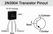 2N3904 NPN BJT Transistör TO-92 3