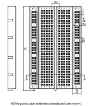 Orta Boy Breadboard 400 Pin 3