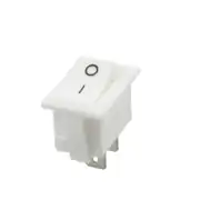 IC-120B Mini Işıksız Anahtar 2P On-Off Beyaz 2