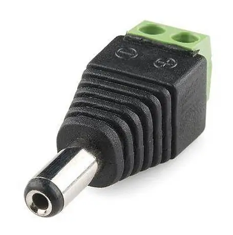 IC-254E Klemens Girişli Erkek DC Barrel Jack 2.1mm