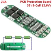 3S 20A BMS LiPo Pil Balans Devre Modülü 4