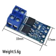 15 Amper 400 Watt PWM Kontrollü MOSFET Anahtarlama Kartı Modülü 4