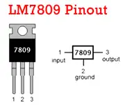 L7809CV 9V 1.5A Lineer Voltaj Regülatörü TO-220 3
