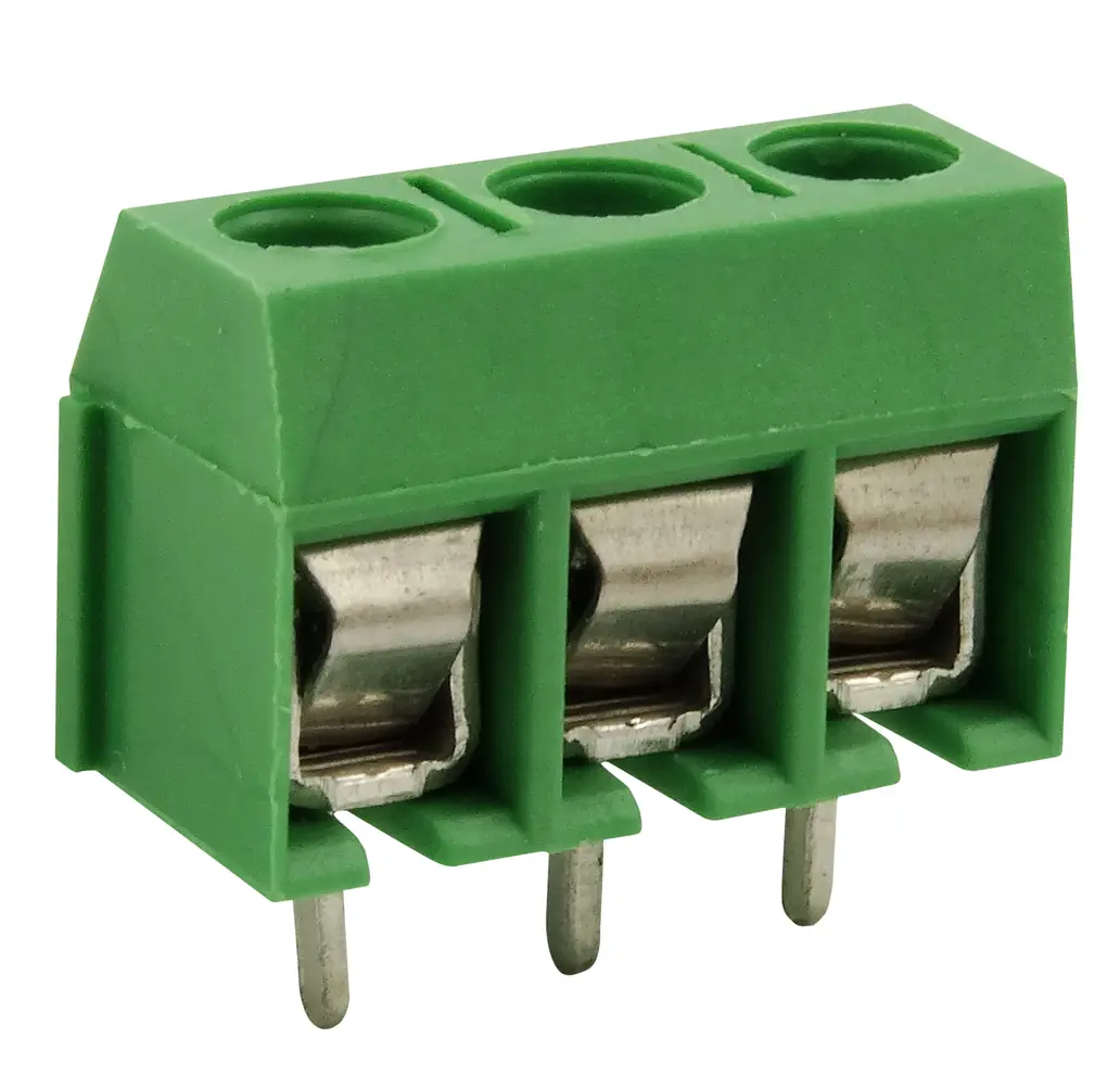 3 Pin 5.08mm PCB Tip Vidalı Yeşil Klemens
