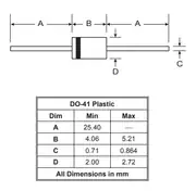 1N5819 1A 40V Schottky Diyot 2