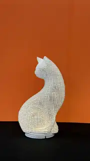 KEDİ DEKORATİF MASA LAMBASI GECE LAMBASI 2
