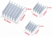 3’lü Mini Alüminyum Soğutucu Seti Termal Bantlı 1