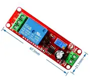 NE555 12V İletim Gecikmeli Zaman Ayarlı Röle Modülü 2
