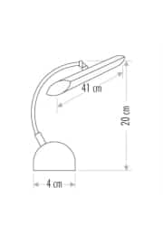 Cata Ct-5212 Kuğu Ledli Duvar Ayna Aplik (Krom) 6W 3