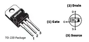 IRF1405 N Kanal MOSFET 55V 169A TO-220 3