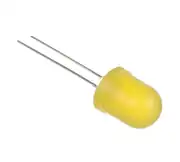 10mm Sarı LED Diyot – 2 Pin THT Gösterge LED’i 1