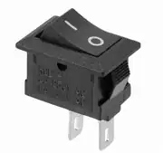 IC-125B 15x10.5mm Mini Rocker Anahtar – 2 Pin Işıksız ON/OFF Switch 1