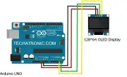 0.96 inç I2C OLED Ekran - SSD1306 3