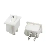 IC-120B Mini Işıksız Anahtar 2P On-Off Beyaz 3