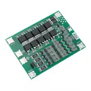 4s Bms 40a Matkap Uygun Balanslı 16.8v 4 Pil 18650 Lityum Batarya Şarj Koruma Modülü 14.8v 16v 3