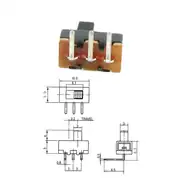 IC-206 10.5x5.9mm 90° Sürgülü Anahtar – 3 Pin ON/OFF Slide Switch 2