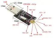 CH340G USB - TTL UART Seri Dönüştürücü Modülü 2